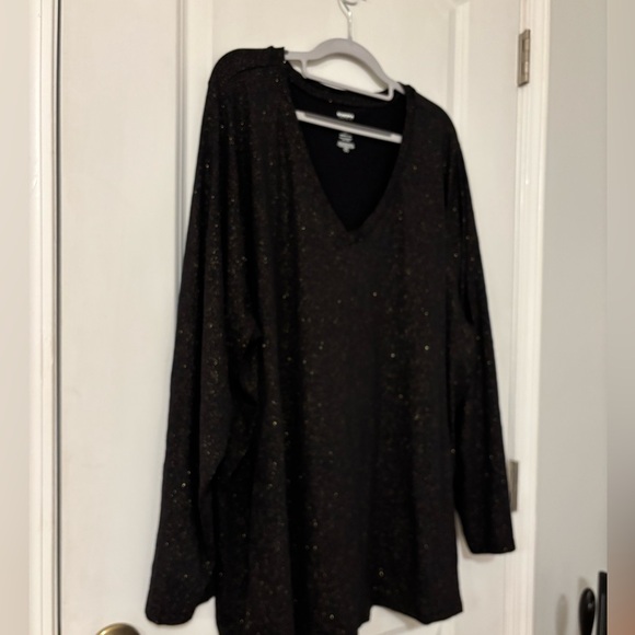 Sonoma Glitter tshirt 3X EUC long sleeve glitter - Picture 7 of 7
